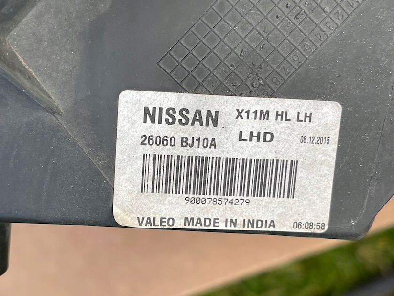 фото №12, Лампа левая перед nissan nv200 оригинальный номер 26060bj10a