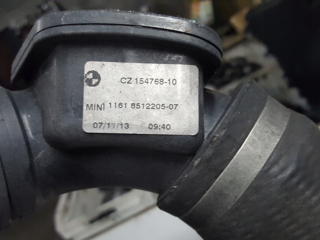 фото №3, Mini cooper one r56 lift 1.6 d труба интеркулер