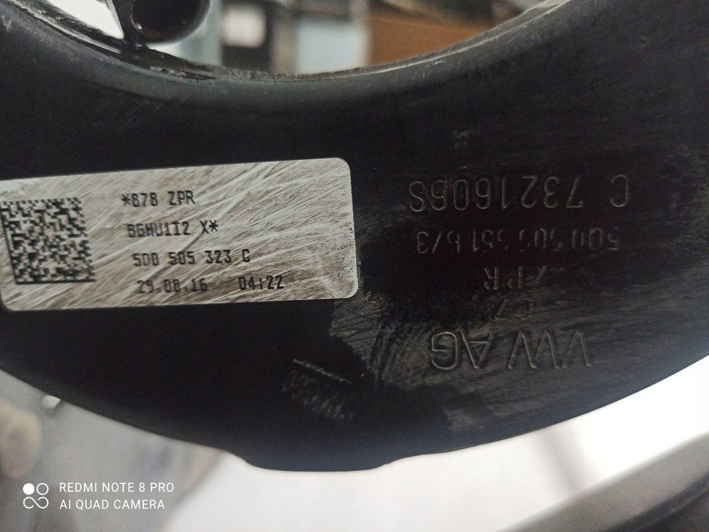 фото №12, Поворотный кулак задняя 4x4 правая audi q3 sq3 8u 2.0 tfsi