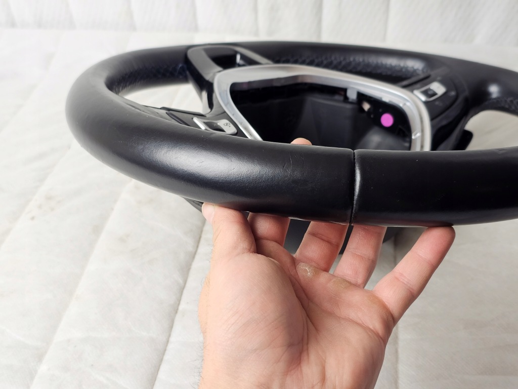 Руль мультифункция кожа vw passat b8 golf vii 5g0419091gf лепестки переключения Оригинал