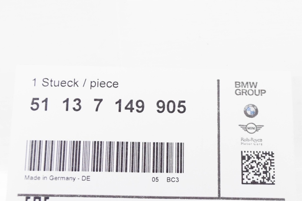 фото №8, Mini clubman r55 кільце фара лівий 51137149905 новий оригінальний