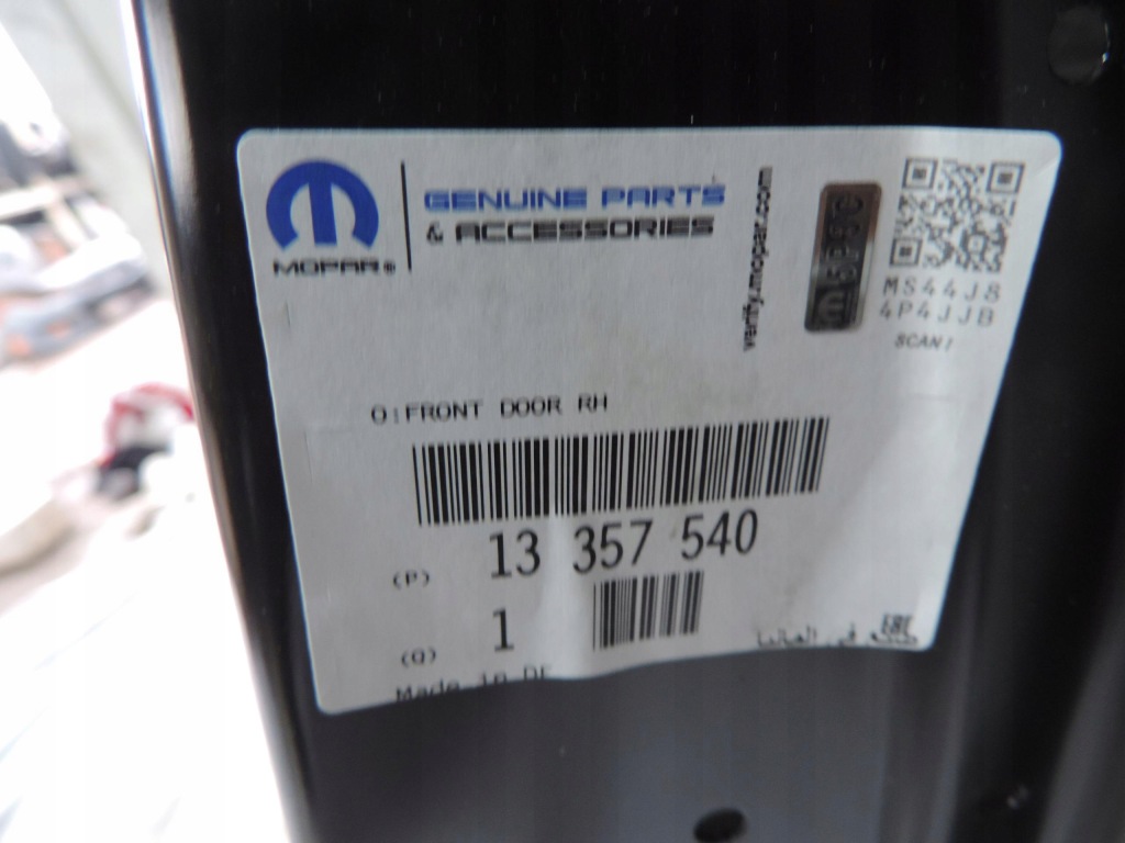 Opel adam двері праве перед 13357540 nowe оригінал Зі Шроту