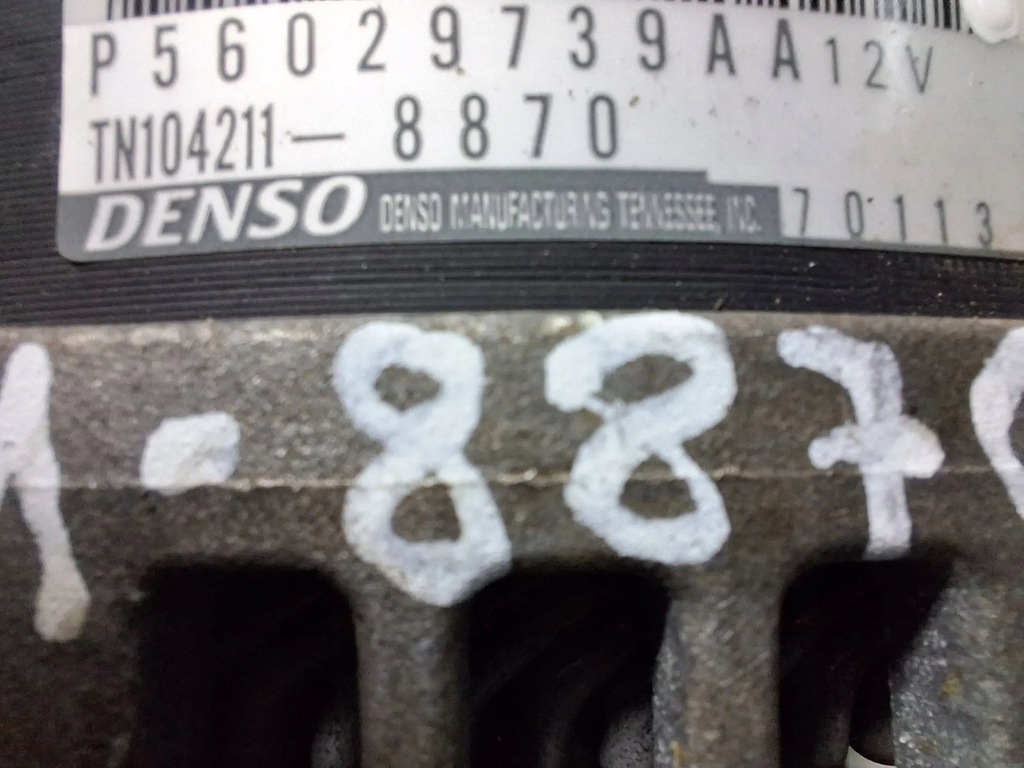 фото №5, Генератор p56029739aa jeep cherokee kl 14- 2.2