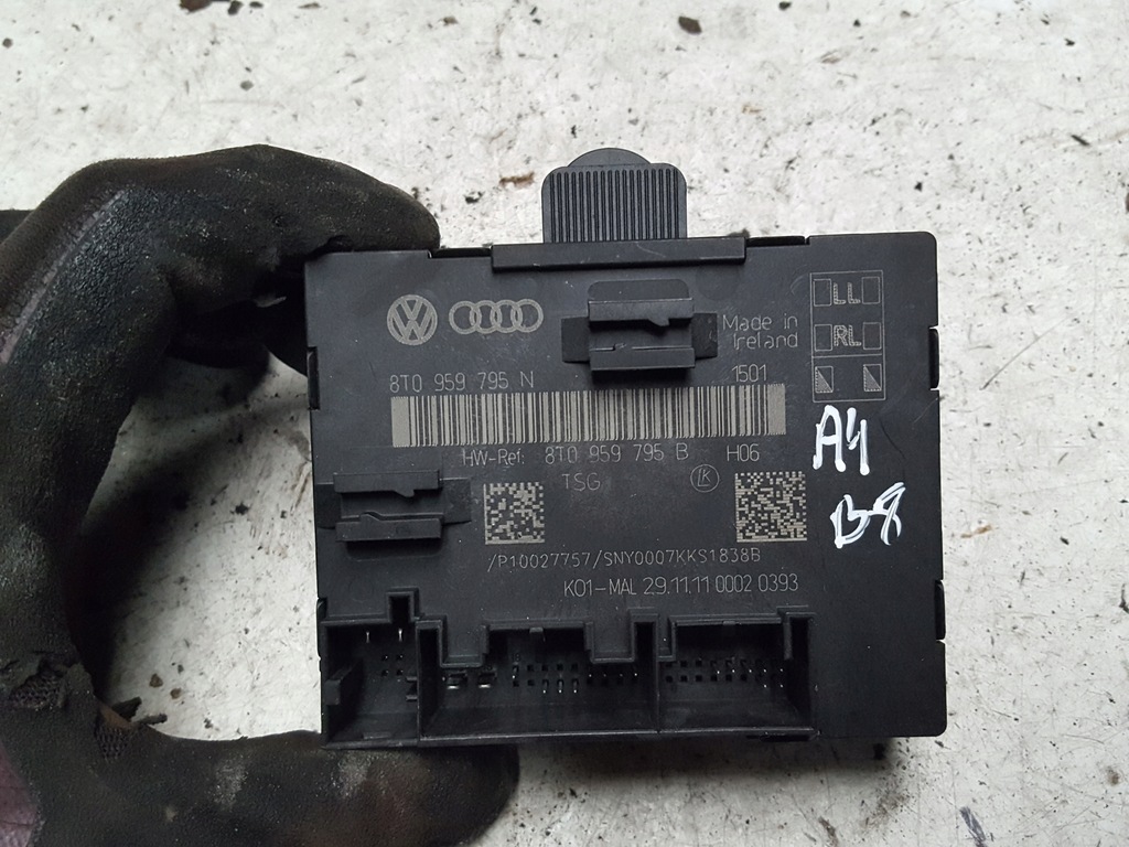 фото №1, Audi a4 b8 08-11r модуль блок керування двері 8t0959795b