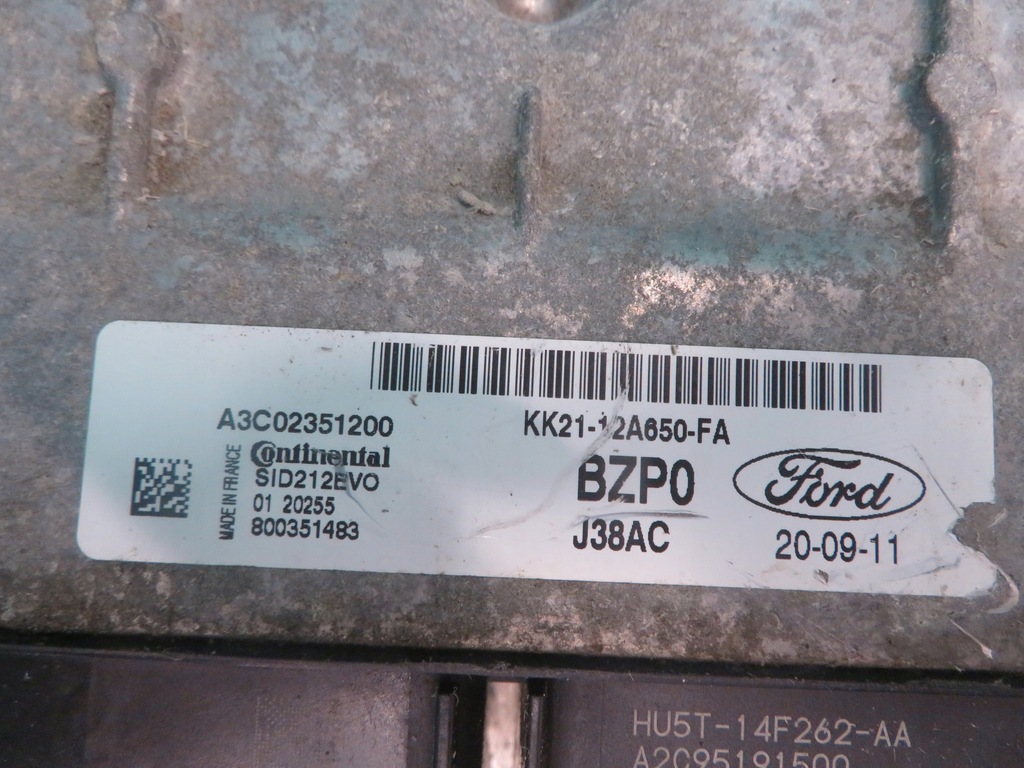 фото №6, Набор стартовый бортовой компьютер блок управления ford transit mk8 20r