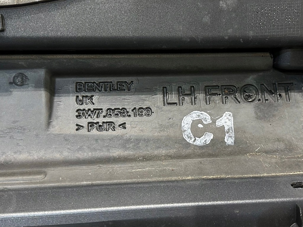 фото №10, Bentley continental gt gtc порог накладка молдинг порог lh 3w8853851n