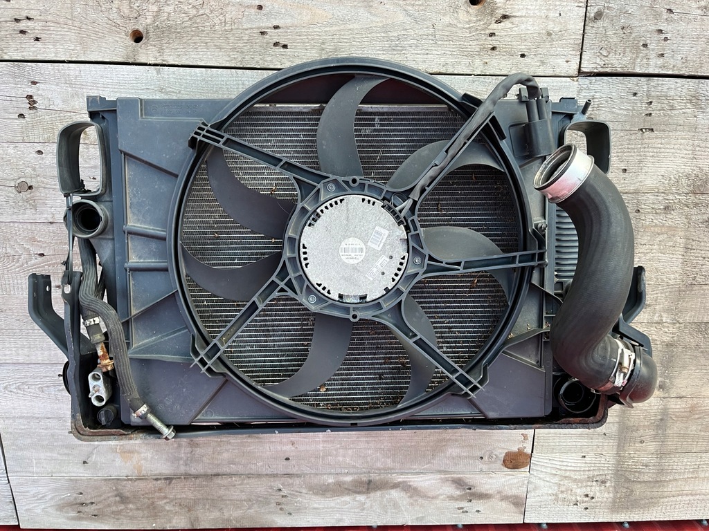 фото №5, Mercedes w221 3.0cdi радіатор вентилятор комплект