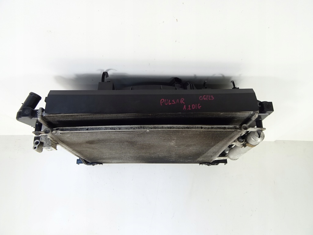 фото №6, Pulsar 1.2 комплект радиатор вентилятор интеркулер 214103zu0a 144613zu0b
