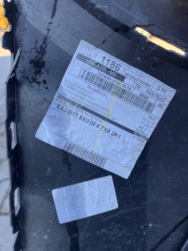 Audi q3 s-line бампер задний задняя 8u0 Киев