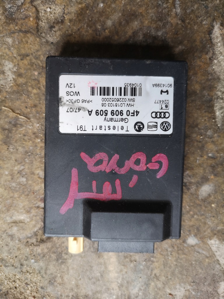 фото №1, Модуль webasto telestart t91 audi 4f0909509a