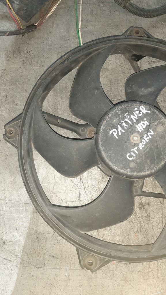 фото №2, Вентилятор радіатора peugeot partner 831237016