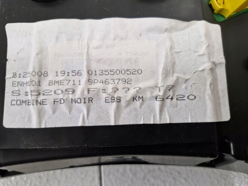 фото №6, Peugeot 308 t7 i 1 1.6 vti счетчик приборы спидометр 9666642080