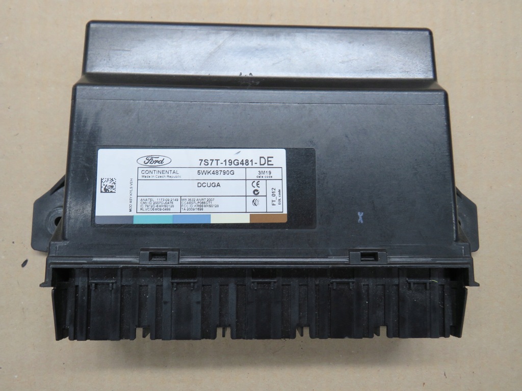 фото №1, Ford mondeo mk4 модуль комфорту 7s7t19g481de