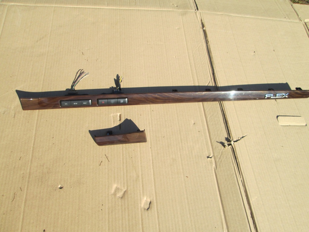 фото №8, Ford flex 08- накладка dekor панели приборная панель декоративная