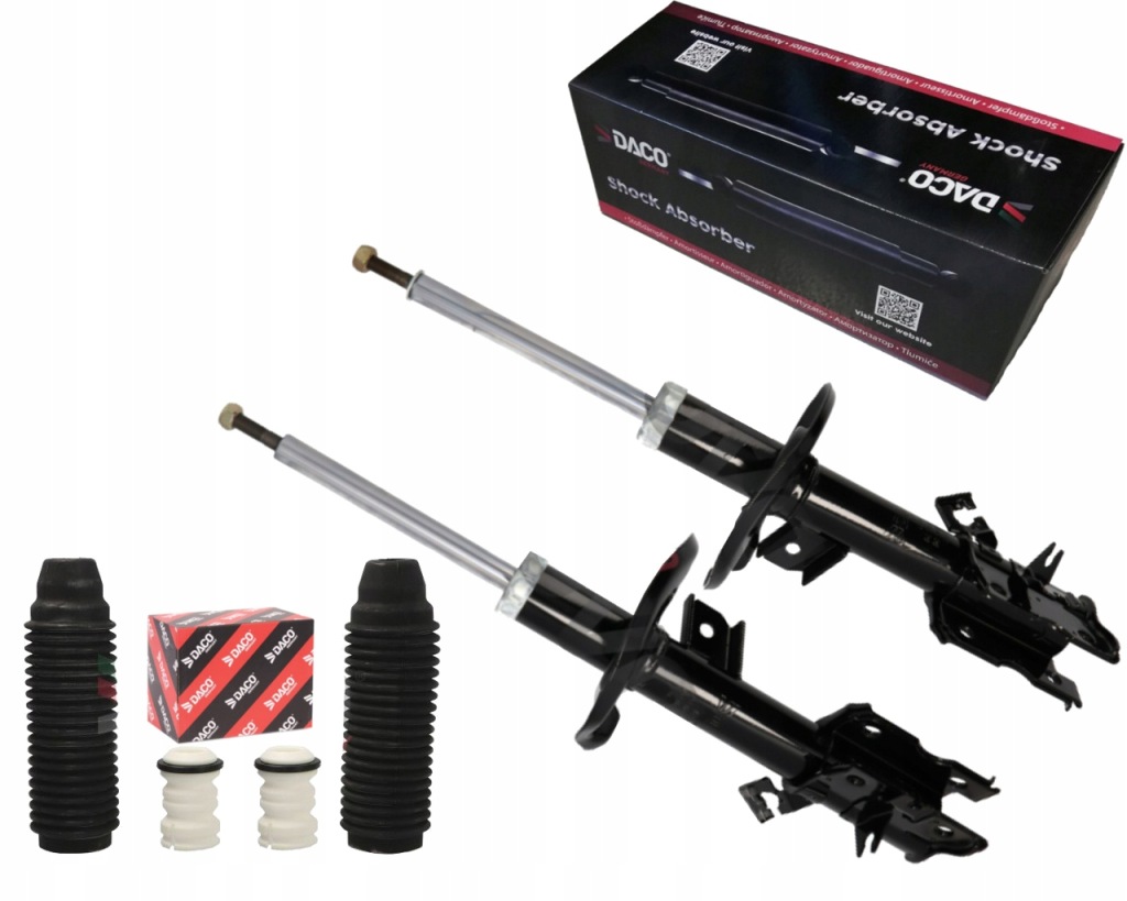 фото №1, Daco 2x амортизатори + захист i відбійники qashqai koleos x-trail t31 перед