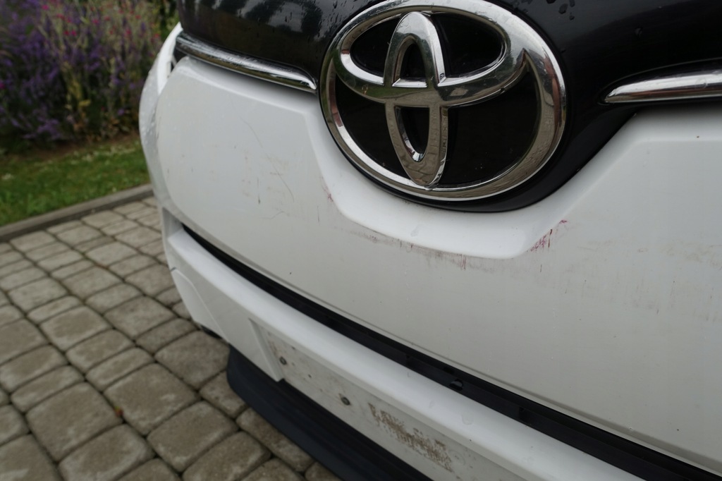 фото №10, Toyota proace city бампер передний оригинал верхний решётка радиатора