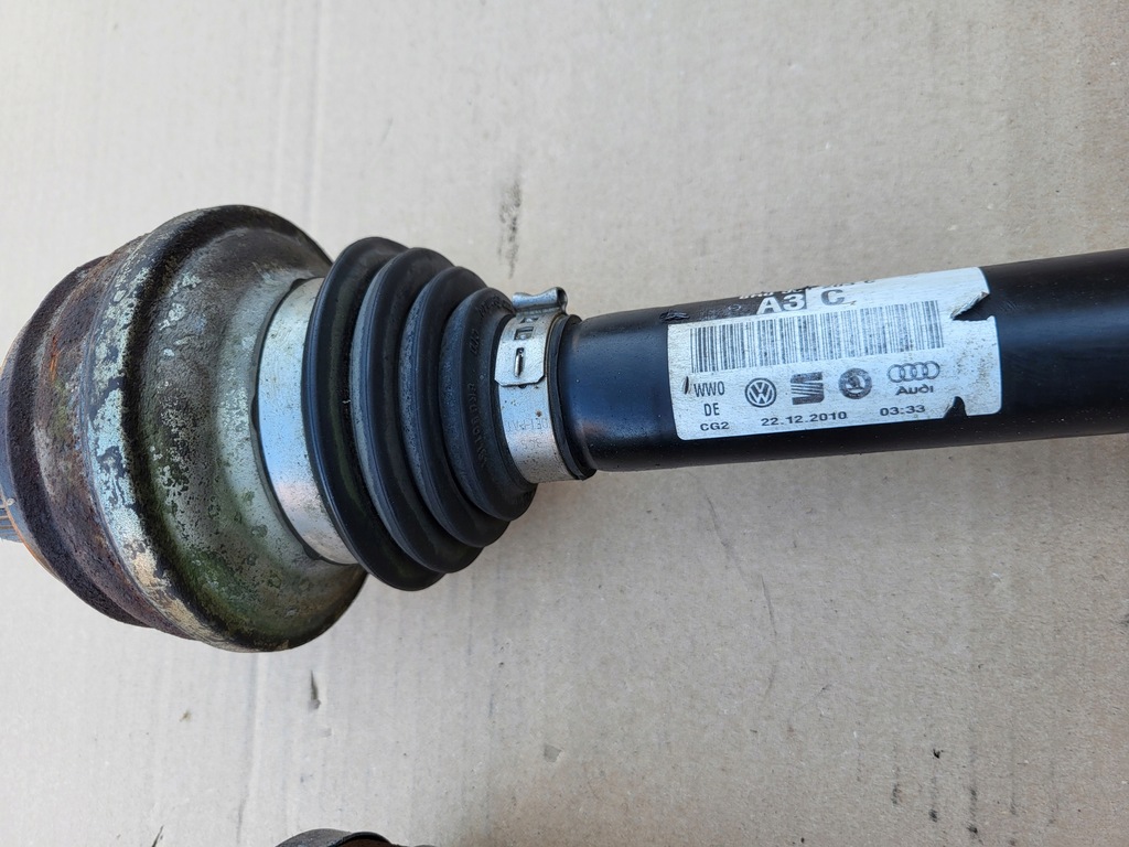 фото №14, Приводной вал задняя комплектная шарниры audi q5 8r правая левая оригинальный номер