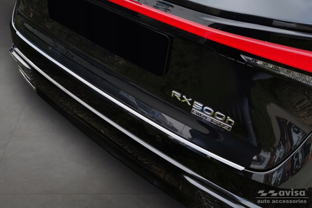 фото №5, Lexus rx v al3 молдинг стальной накладка na бампер задняя