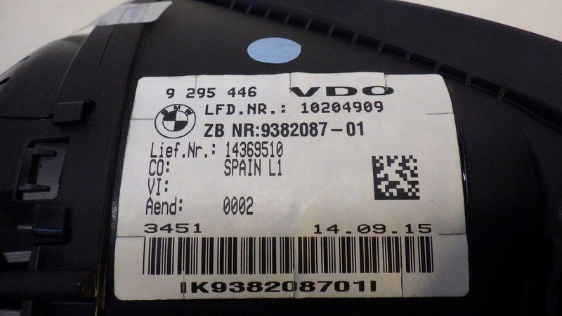 Лічильник прилади bmw x1 f48 2.0 d 9295446 9382087 14369510 Ціна