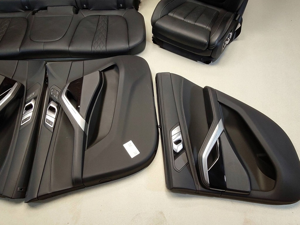 фото №10, Bmw x6 g06 сидіння оббивка вентиляція монітори комфортні сидіння merino чорні