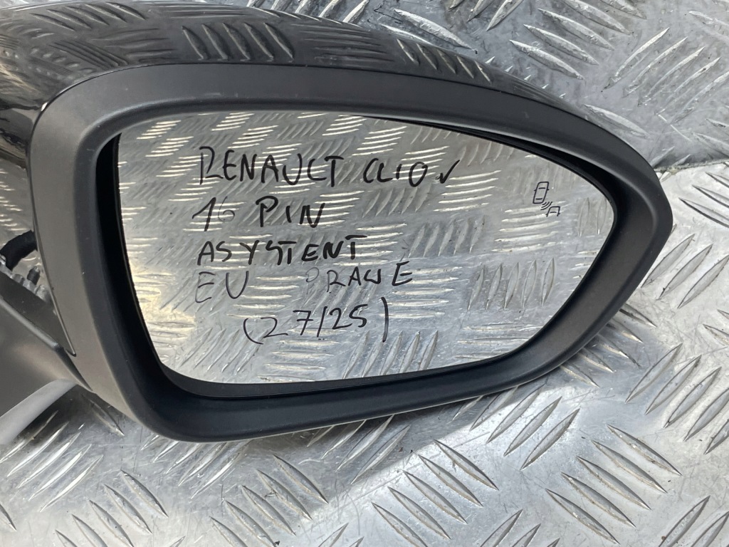 фото №4, Renault clio v дзеркало праве 16 pin камера асистент поперечина руху europa