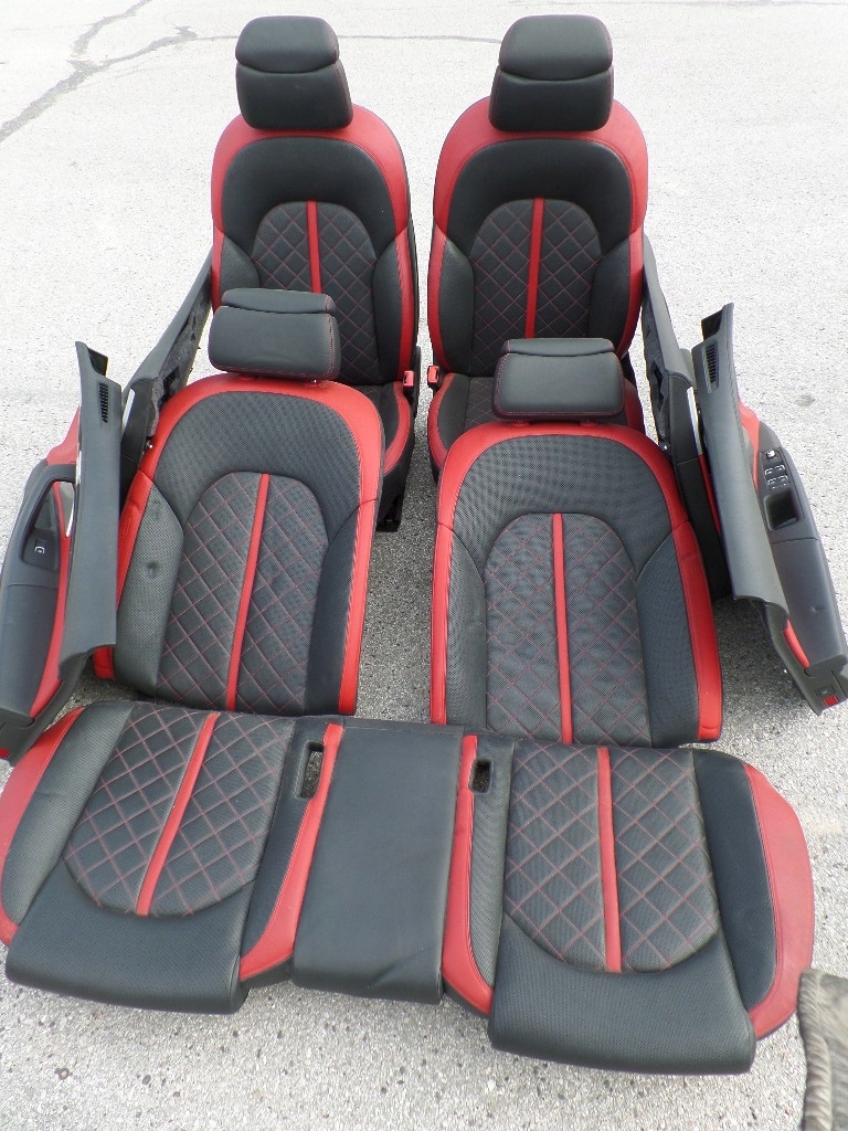 фото №1, Audi a8 s8 d4 сидіння шкіра салон середина