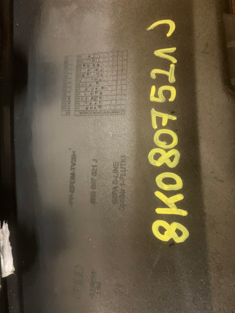 фото №10, Audi a4 b8 lift s-line 8k0 диффузор бампер задняя 11-