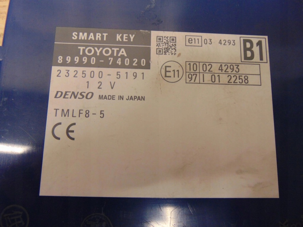 фото №4, Блок управления модуль запуск стоп toyota iq 89990-74020