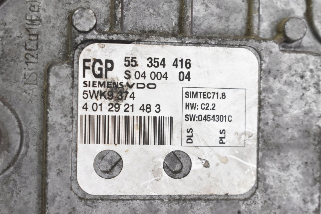 Блок управления 55354416 5wk9374 opel vectra c 1.8 16v 122 km 02-05 + pin в Украине