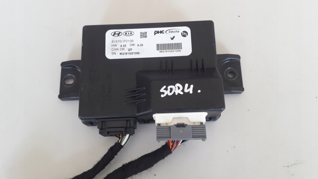 фото №1, Kia sorento iv 20- модуль блок керування 81870-p2100