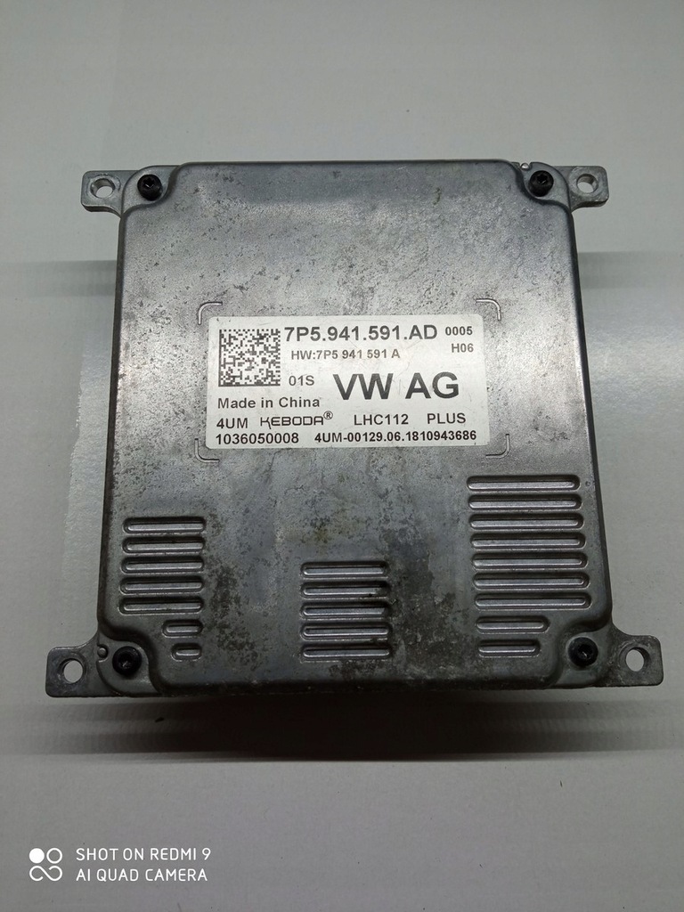 фото №1, Преобразователь volkswagen оригинальный номер 7p5941591ad
