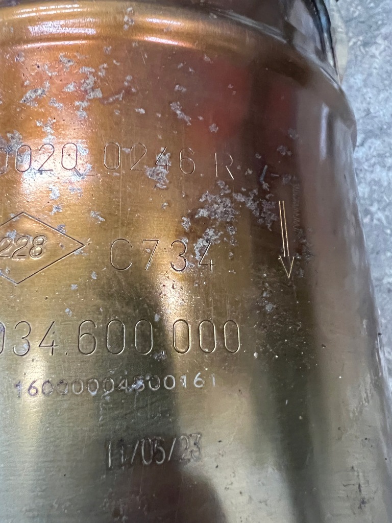 фото №7, Гаситель катализатор fap dpf renault master iv c702 c737 200200246r fv!