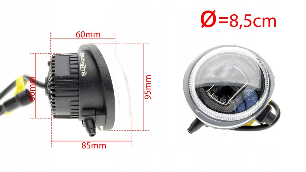 Світло led круглі drl протитуманна фара mazda в Україні