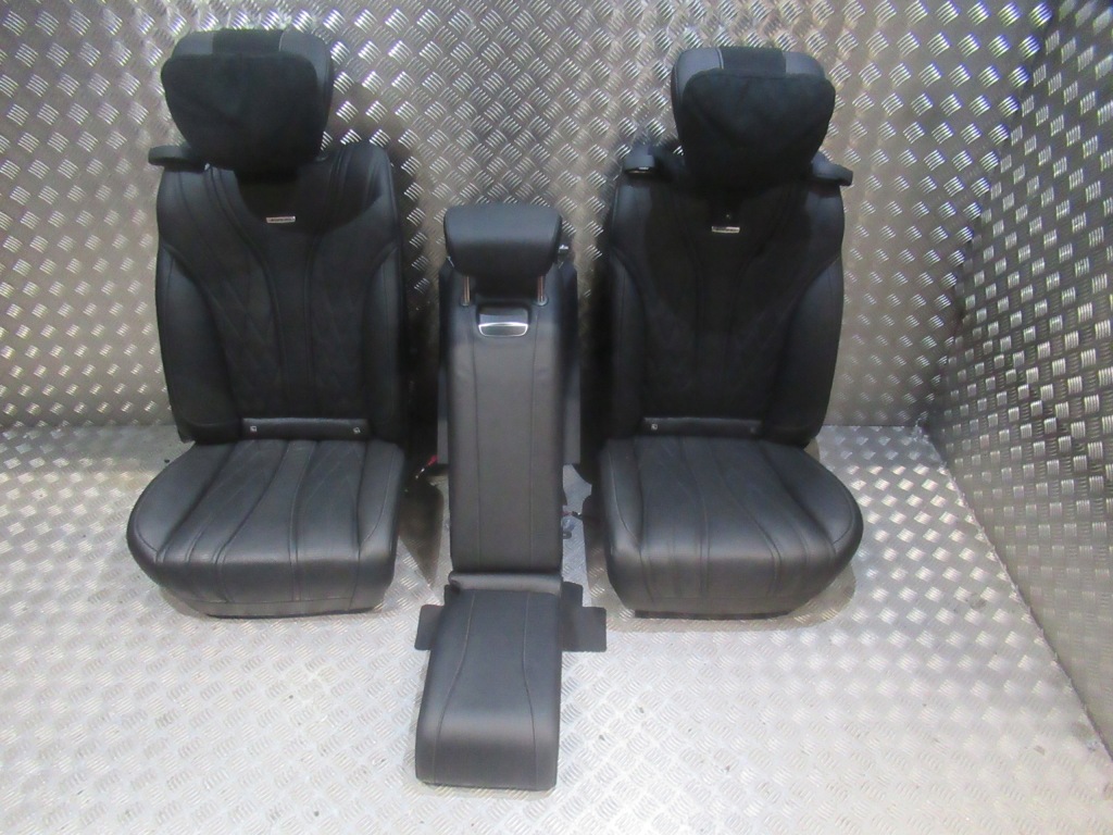 Сидіння заднє сидіння обшивки mercedes s klasa w222 s63 amg long комплект вентильовані Ціна