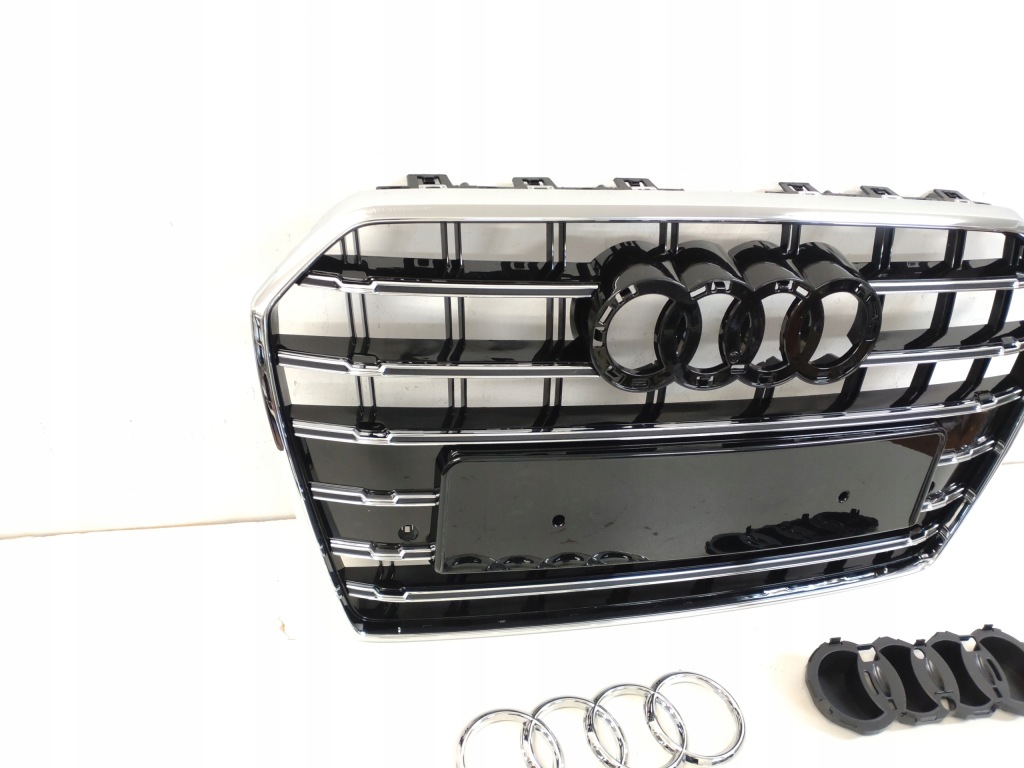 фото №12, Решётка радиатора решётка радиатора радиатора audi a6 c7 lift 2014-18 pdc хром s6 look s-line