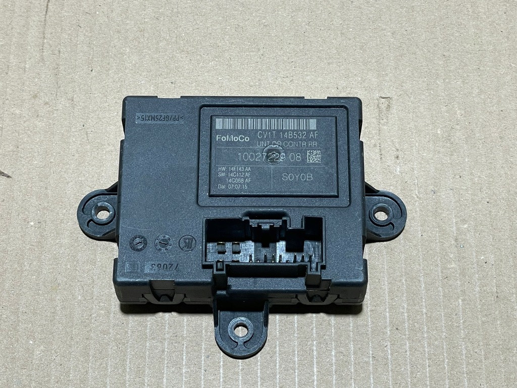 фото №1, Ford b-max модуль двері cv1t14b532af