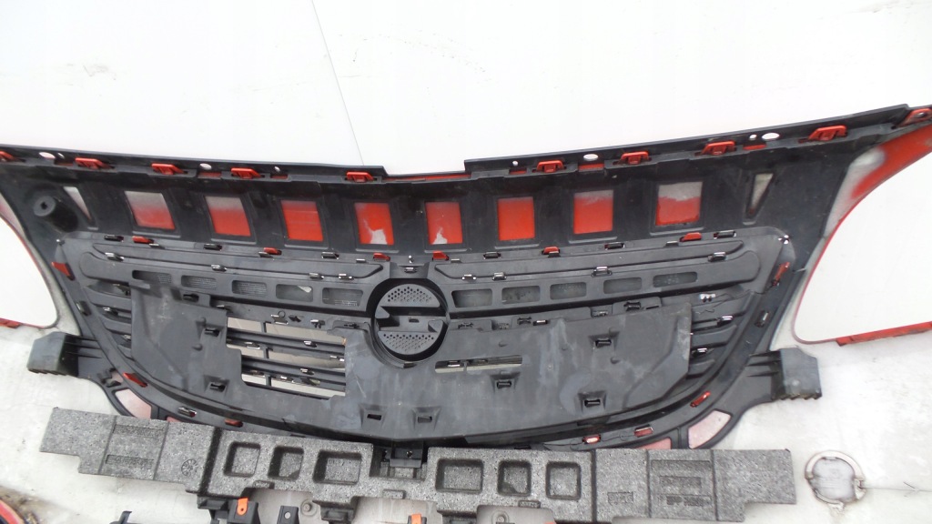 Бампер перед передний opel insignia a polift 2014-2017 красный 551004542 Оригинал