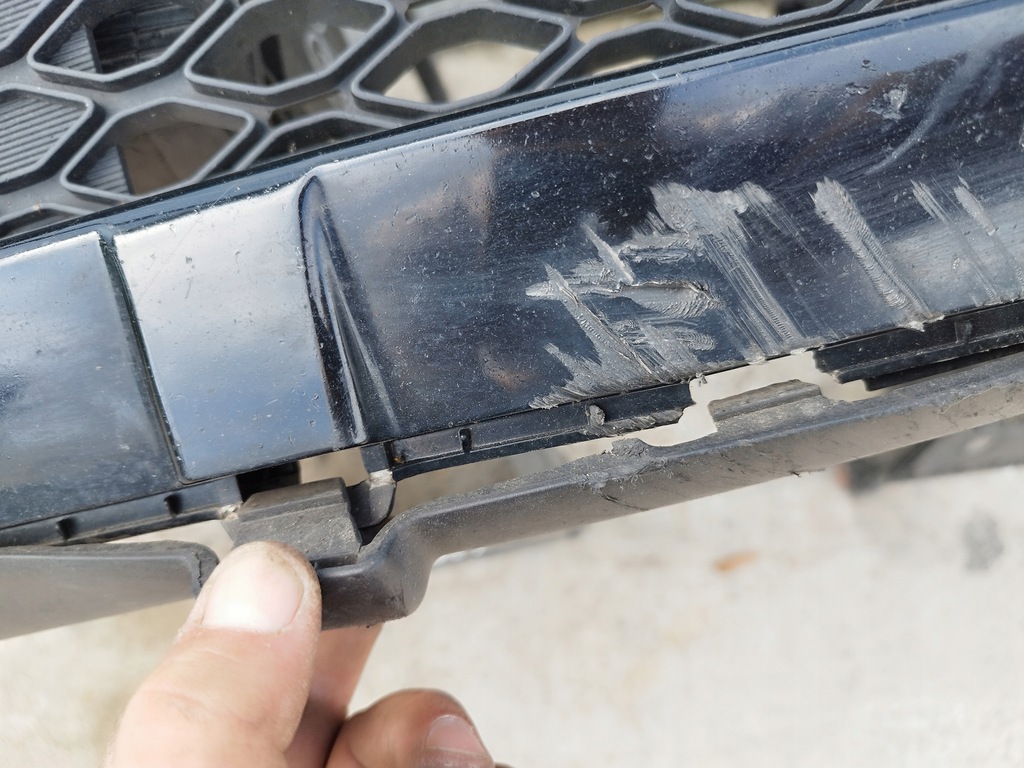 фото №12, Бампер решітка радіатора перед передній kia ceed i lift 2009-2012 колір 1k kompletny