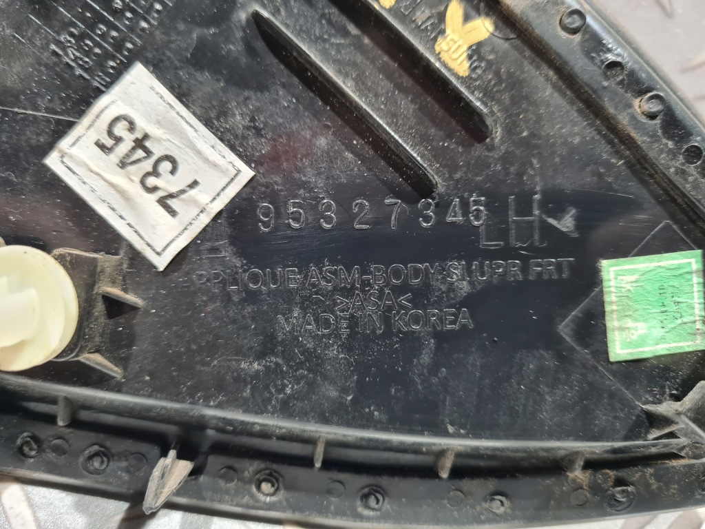 фото №5, Лівий трикутник крила заглушка opel mokka mokka x