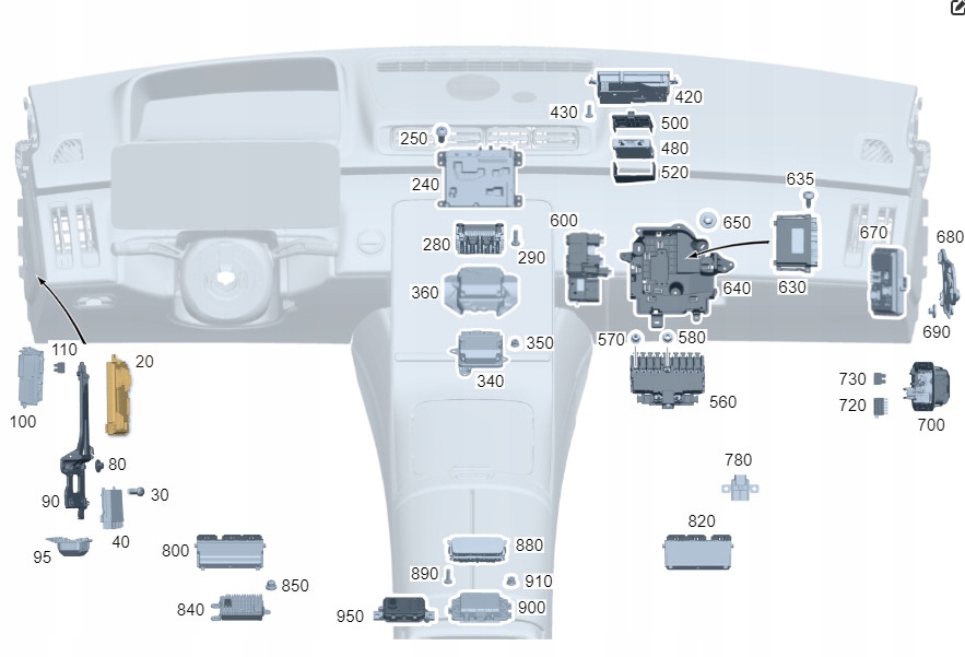 Модуль sam mercedes a2979005212 Оригінал