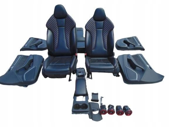 фото №1, Audi rs3 8v sportback сидіння сидіння салон обшивки підігрів