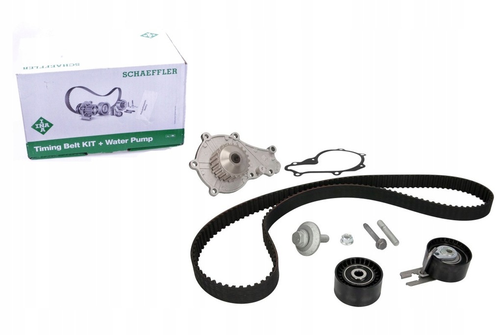 фото №1, Ina 530 0239 30 насос водяна + набір ремінь розподільного валу