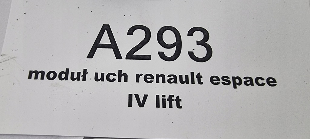 фото №5, Модуль uch renault espace iv lift 8200601222