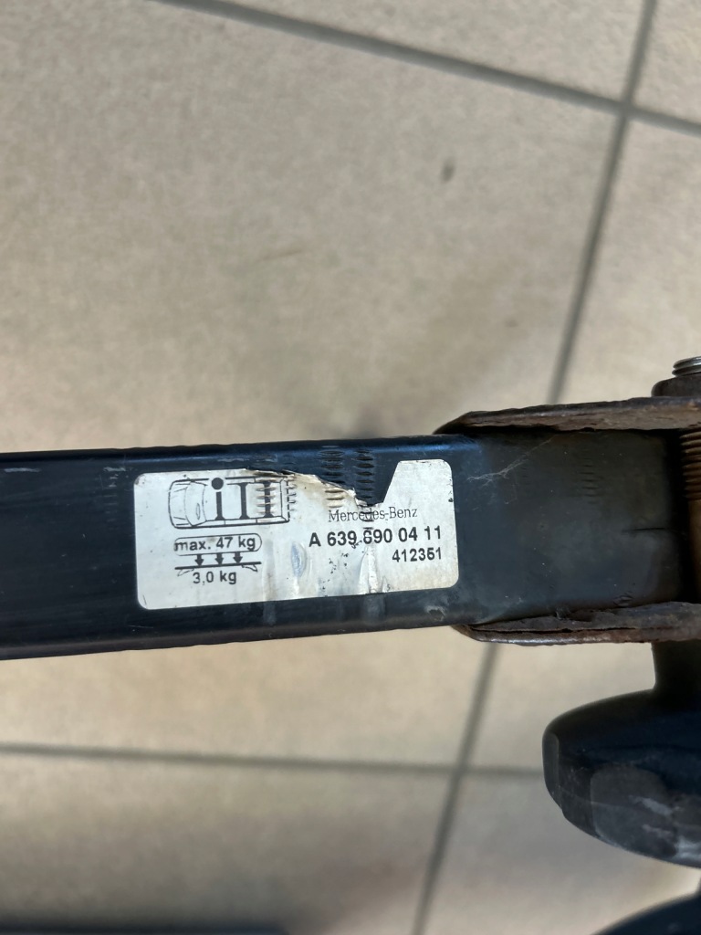 Багажник даховий на рейлінги mb mercedes-benz vito 639 139cm a6396900411 Київ