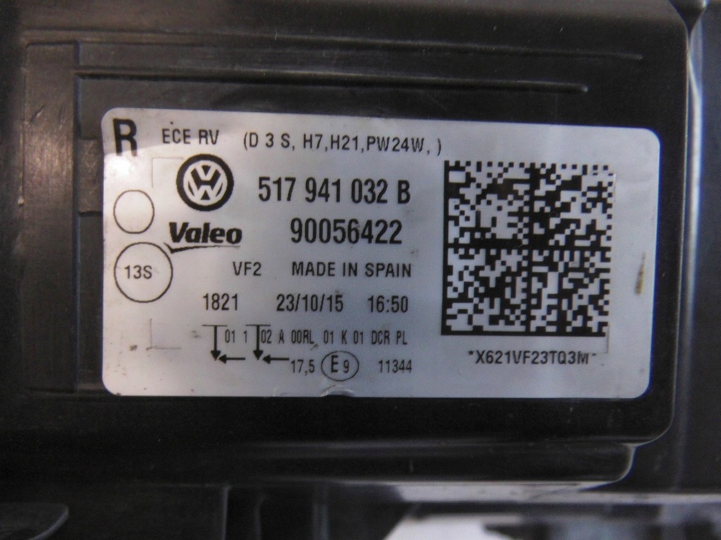 фото №6, Лампа права перед vw golf vii sportsvan bi-xenon