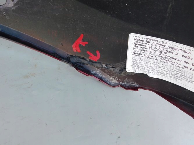 фото №7, Toyota highlander iv 19- бампер передній перед