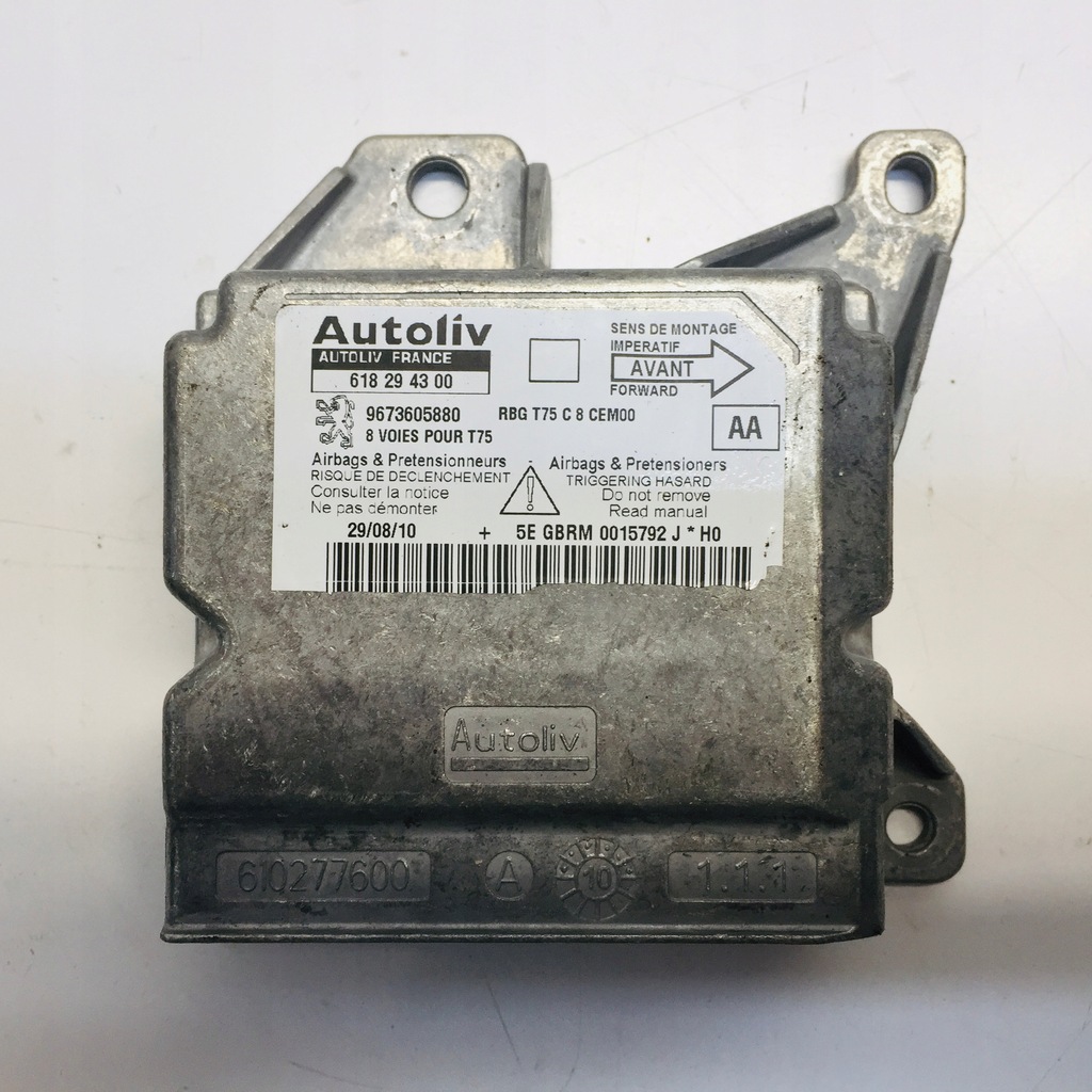 фото №1, Датчик air bag 9673605880 peugeot rcz