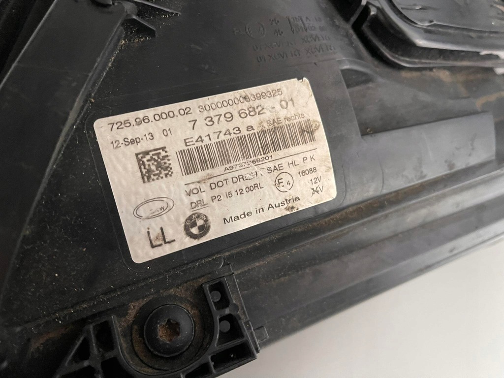 фото №12, Bmw 7 f01 lift права лампа full led адаптивний