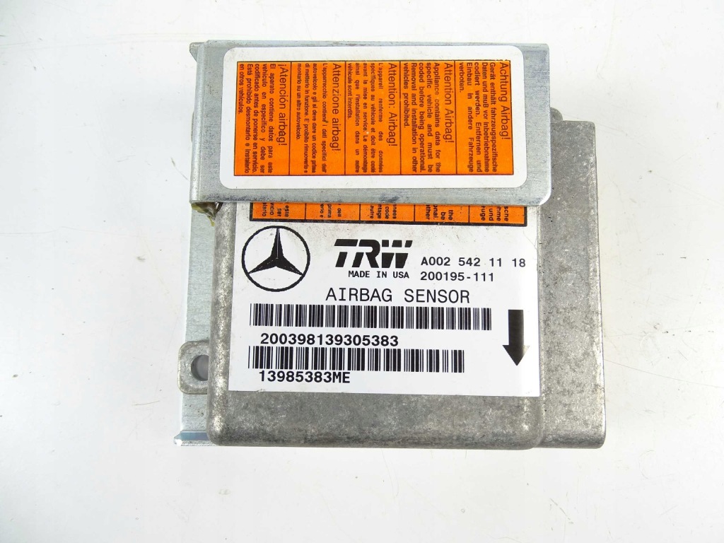 Купить Mercedes ml w163 модуль датчик подушка безопасности a0025421118