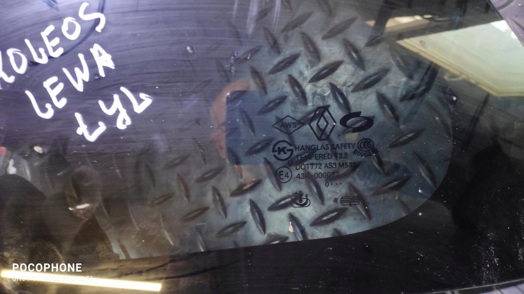 фото №3, Стекло левый задняя renault koleos i 2010r